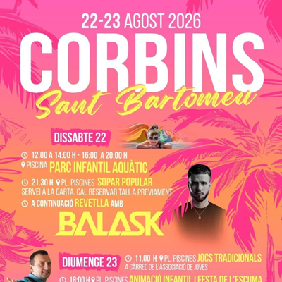 Festa Major de Corbins, 2026