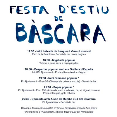 Festa Major - Bàscara 2026 Festa Major - Bàscara 2026