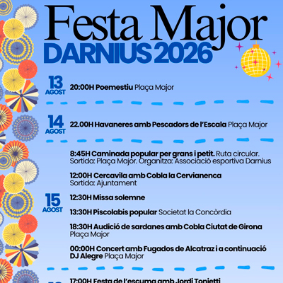 Festa Major - Darnius 2026 Festa Major - Darnius 2026