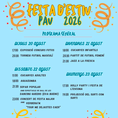 Festa Major - Pau 2026