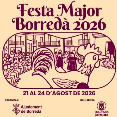 Festa Major de Borredà, Festa Major de Borredà 2026, 2026, Borredà