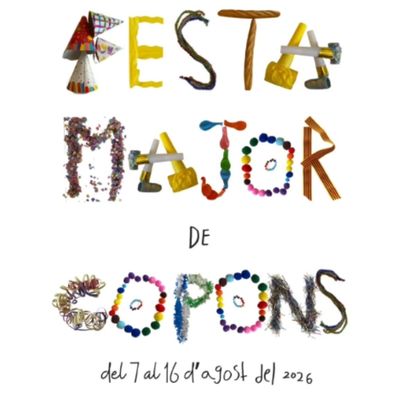 Festa Major de Copons, Festa Major de Copons 2026, 2026, Copons