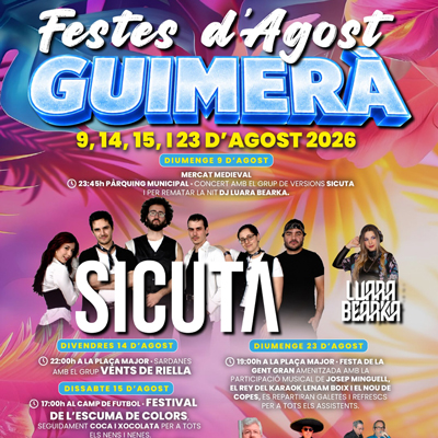 Festes d'Agost de Guimerà, 2026