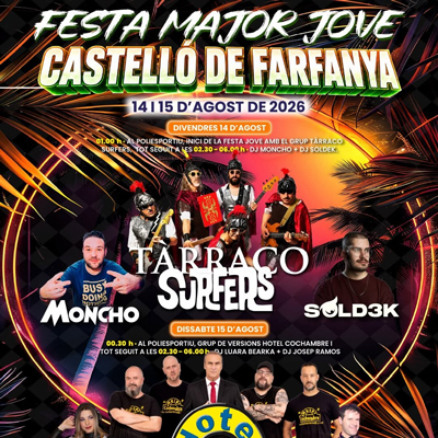 Festa Major Jove de Castelló de Farfanya, 2026