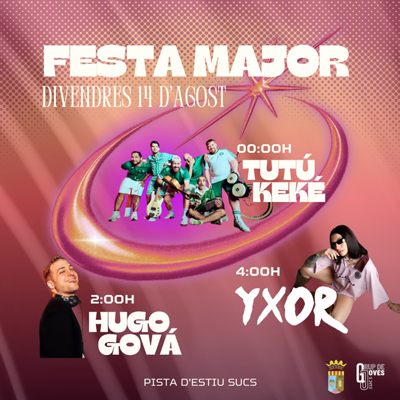 Festa Major Jove de Sucs, 2026