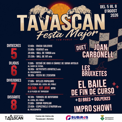 Festa Major de Tavascan, Lladorre, 2026