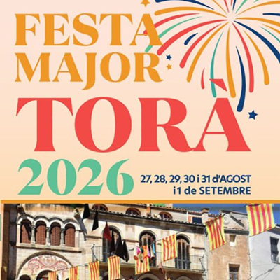 Festa Major de Torà, 2026