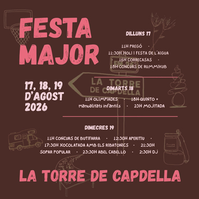 Festa Major de La Torre de Capdella, 2026
