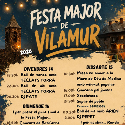 Festa Major de Vilamur, 2026