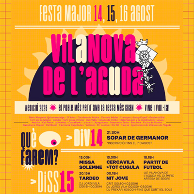 Festa Major de Vilanova de l'Aguda, 2026