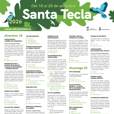 Fira de Santa Tecla de Cassà de la Selva, 2026