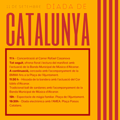 Diada Nacional de Catalunya - Alcanar 2026