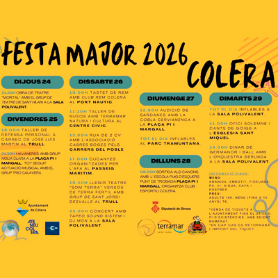 Festa Major - Colera 2026