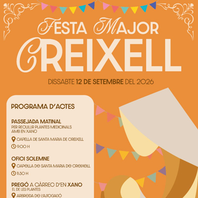Festa Major - Creixell 2026