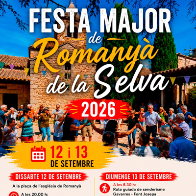 Festa Major - Romanyà de la Selva 2026