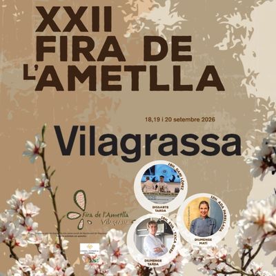 XXII Fira de l'Ametlla, Fira de l'Ametlla, Fira de l'Ametlla de Vilagrassa, Vilagrassa, Fira de l'Ametlla 2026 XXII Fira de l'Ametlla, Fira de l'Ametlla, Fira de l'Ametlla de Vilagrassa, Vilagrassa, Fira de l'Ametlla 2026