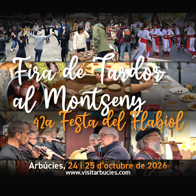 Fira de la tardor del Montseny, Festa del Flabiol, Arbúcies, 2026