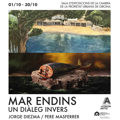 Exposició 'Mar endins, un diàleg invers' de Jorge Diezma i Pere Masferrer, Fundació Atrium Artis, Cambra de la Propietat Urbana de Girona, 2026 Exposició 'Mar endins, un diàleg invers' de Jorge Diezma i Pere Masferrer, Fundació Atrium Artis, Cambra de la Propietat Urbana de Girona, 2026