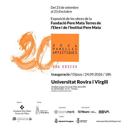 Parelles artístiques’ - Campus Terres de l'Ebre URV 2026 Parelles artístiques’ - Campus Terres de l'Ebre URV 2026