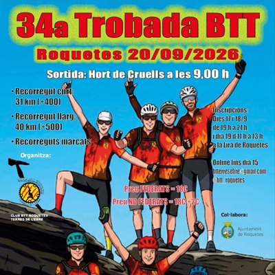 34a Trobada BTT - Roquetes 2026