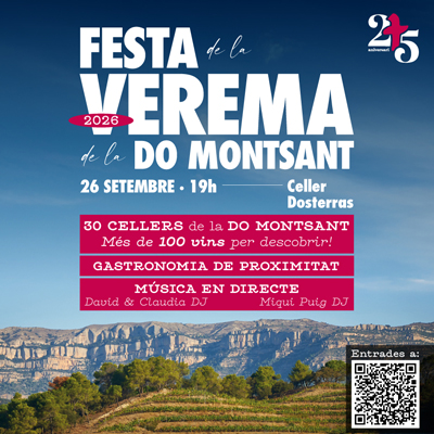 Festa de la Verema de la DO Montsant al Celler Dosterras, Marçà, 2026