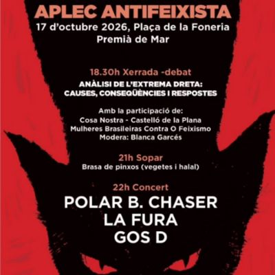 Aplec antifeixista de Premià de Mar, Aplec antifeixista de Premià de Mar 2026, 2026, Premià de Mar