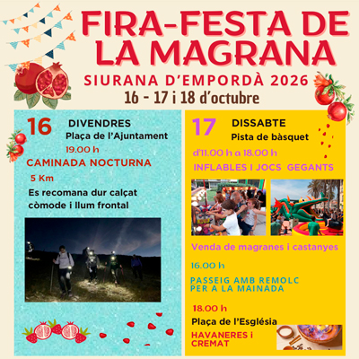 Festa i Fira de la Magrana - Siurana d'Empordà 2026