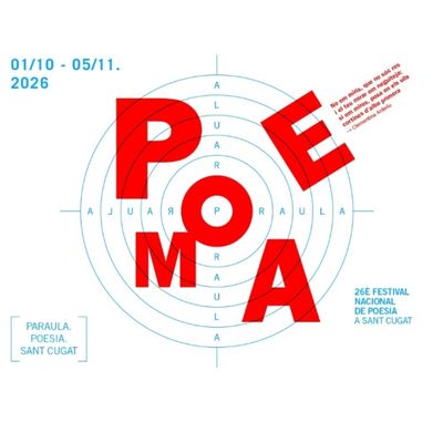 26è Festival Nacional de Poesia a Sant Cugat, Festival Nacional de Poesia a Sant Cugat, 2026, Festival Nacional de Poesia a Sant Cugat 2026