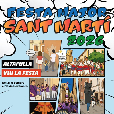 Festa Major de Sant Martí d'Altafulla, 2026