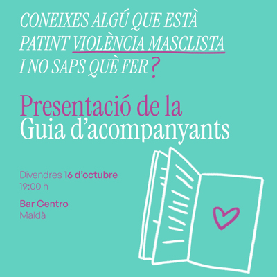 Presentació de la Guia d'Acompanyants, Bar Centro, 2026