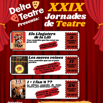 XXIX Jornades de Teatre de Deltebre - 2026