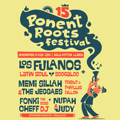 15è Ponent Roots Festival, Lleida, 2026