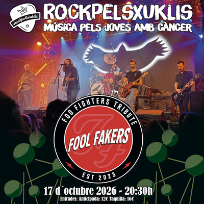 Concert solidari 'RockpelsXuklis' a Reus amb els Fool Fakers, 2026