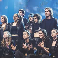 in crescendo