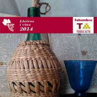 Lletres i vins 2014 - Setembre gandesa