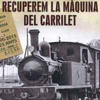 Recuperem la màquina del Carrilet