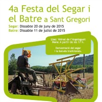 4a Festa del Segar i el Batre a Sant Gregori