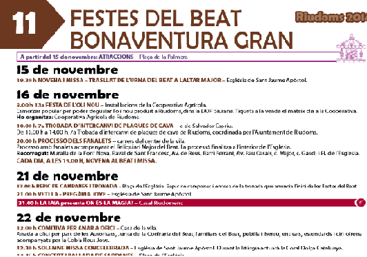 Festes del Beat Bonaventura Gran