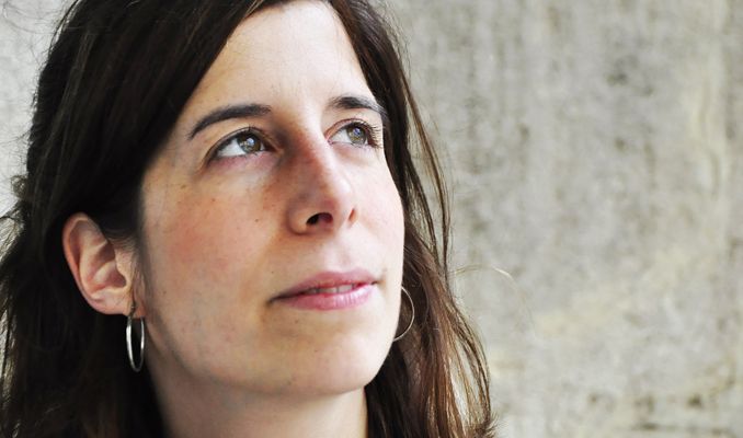 La poeta Anna Gual, fotografiada a Vilafranca