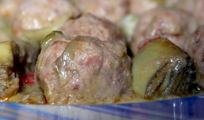 Mandonguilles amb carxofa