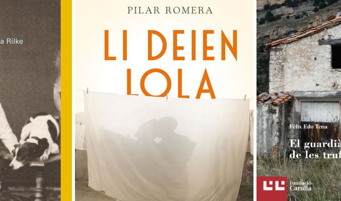 Llibres 'Gos', 'Li deien Lola' i 'El guardià de les trufes' 