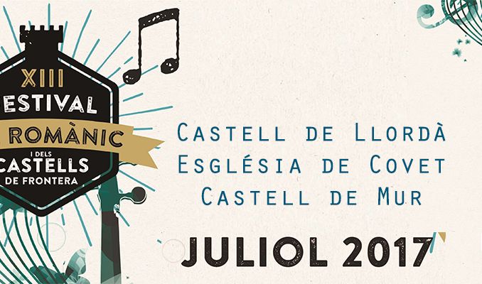 Fragment del cartell del Festival del Romànic i els Castells de Frontera del Pallars Jussà