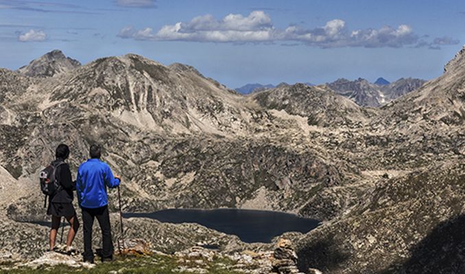 Zona lacustre de la Vall Fosca, al Parc Nacional d'Aigüestortes i Estany de Sant Maurici Zona lacustre de la Vall Fosca, al Parc Nacional d'Aigüestortes i Estany de Sant Maurici