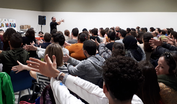 Una activitat sobre matemàtiques a La Nau