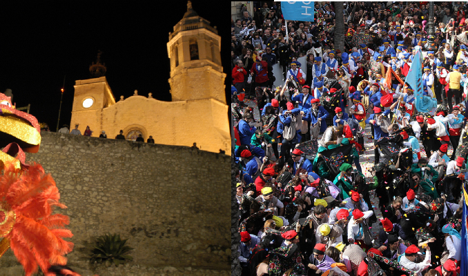 Cara a cara. Carnavals de Sitges i Vilanova i la Geltrú
