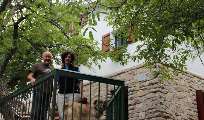 Pere i Helena al Refugi UEC Caro