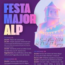 Festa Major de Sant Pere a Alp, 2026