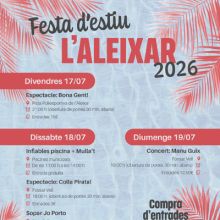Festa Major de l'Aleixar, 2026