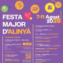Festa Major d'Alinyà, 2026