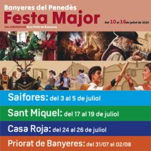 Festa Major de Banyeres del Penedès, 2026